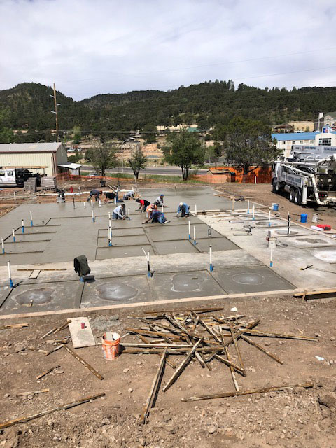 Ruidoso Animal Shelter foundation work