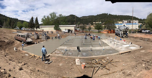 Ruidoso Animal Shelter foundation work